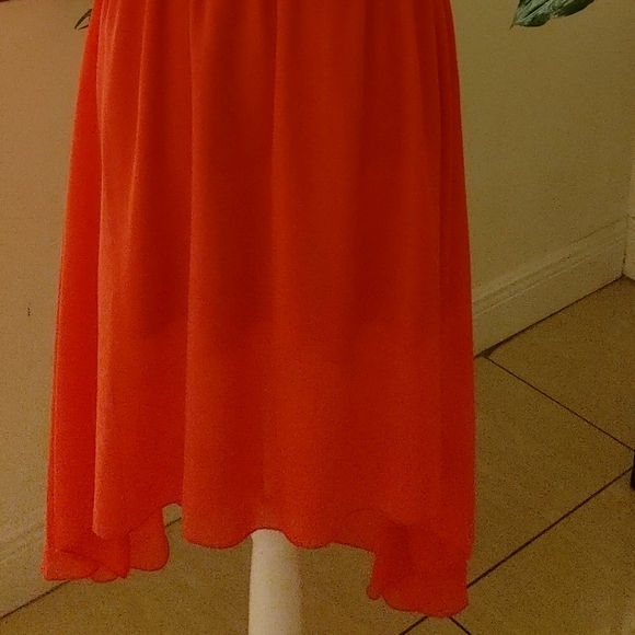 Orange Summer Dress - Picture 5 of 7